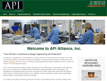 Tablet Screenshot of apialliance.com